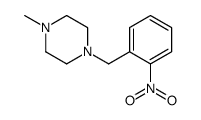 1-methyl-4-[(2-nitrophenyl)methyl]piperazine结构式
