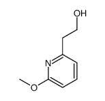 2-(6-甲氧基吡啶-2-基)乙醇结构式
