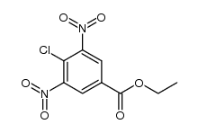 1-chloro-2,6-dinitro-4-carboethoxybenzene结构式