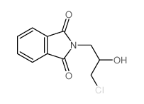 1H-Isoindole-1,3(2H)-dione,2-(3-chloro-2-hydroxypropyl)-结构式