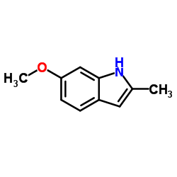 6-Methoxy-2-methyl-1H-indole结构式