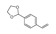 2-(4-ethenylphenyl)-1,3-dioxolane结构式