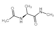 乙酰化-L-丙氨酸-NHMe结构式