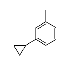 1-环丙基-3-甲基苯结构式