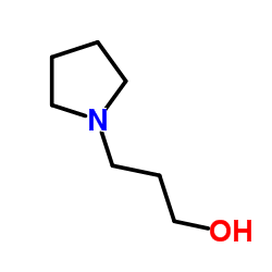 1-(3 -羟丙基)吡咯烷结构式