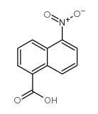 5-硝基萘-1-甲酸结构式