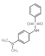 N-(4-Dimethylaminophenyl)benzenesulfonamide结构式