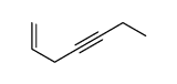 1-庚烯-4-炔结构式