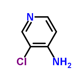 3-氯-4-氨基吡啶结构式