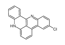 3-Chloro-8H-quino(4,3,2-kl)acridine结构式