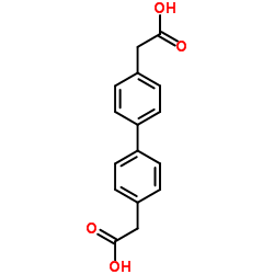 2,2'-(4,4'-Biphenyldiyl)diacetic acid结构式