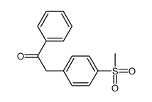 2-(4-methylsulfonylphenyl)-1-phenylethanone结构式