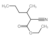 Ethyl(1-methylbutyl)cyanoacetate结构式