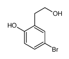 4-溴-2-(2-羟基乙基)苯酚结构式