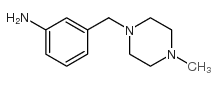 3-(4-甲基哌嗪-1-甲基)-苯胺结构式