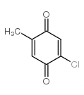 2-氯-5-甲基对苯醌结构式