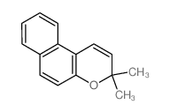 3H-Naphtho[2,1-b]pyran, 3,3-dimethyl-结构式