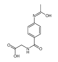 4-acetylaminohippuric acid结构式