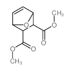 7-Oxabicyclo(2.2.1)hept-5-ene-2,3-dicarboxylic acid, dimethyl ester, (exo,exo)-结构式