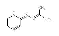 N-(propan-2-ylideneamino)pyridin-2-amine结构式