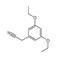 Benzeneacetonitrile, 3,5-diethoxy- (9CI)结构式
