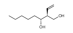(3S,4R)-3-hydroxymethyl-1-nonen-4-ol结构式