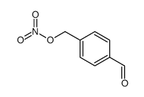 (4-formylphenyl)methyl nitrate结构式