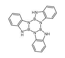 7H,14H,21H-bis[1,3,2]benzodiazaborolo[1',2':3,4,1'',2'':5,6][1,3,5,2,4,6]triazatriborinino[1,2-a][1,3,2]benzodiazaborole结构式