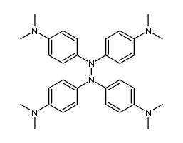 tetrakis-(4-dimethylamino-phenyl)-hydrazine结构式