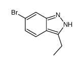 6-溴-3-乙基-1H-吲唑结构式
