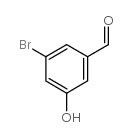 3-溴-5-羟基苯甲醛结构式