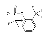 2-(TRIFLUOROMETHYL)PHENYL TRIFLUOROMETHANESULFONATE结构式