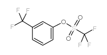 3-(TRIFLUOROMETHYL)PHENYL TRIFLUOROMETHANESULFONATE结构式