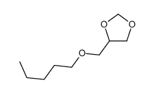 4-(pentoxymethyl)-1,3-dioxolane结构式
