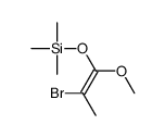 (2-bromo-1-methoxyprop-1-enoxy)-trimethylsilane结构式