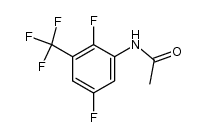 N-[2,5-difluoro-3-(trifluoromethyl)phenyl]acetamide结构式