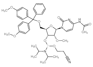 2'-OMe-Ac-C 亚磷酰胺单体结构式