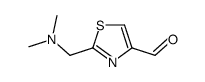2-[(dimethylamino)methyl]-1,3-thiazole-4-carbaldehyde结构式