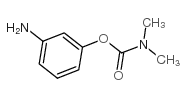 3-氨基苯基N,N-二甲基氨基甲酸结构式
