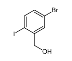 5-BROMO-2-IODOBENZENEMETHANOL结构式