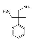 2-methyl-2-pyridin-2-ylpropane-1,3-diamine结构式