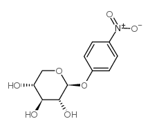 4-硝基苯基-BETA-D-吡喃木糖苷结构式