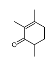2,3,6-trimethylcyclohex-2-en-1-one结构式