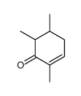 2,5,6-trimethyl-2-cyclohexenone结构式