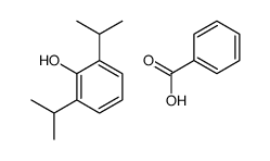 benzoic acid,2,6-di(propan-2-yl)phenol结构式