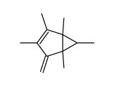 1,3,4,5,6-pentamethyl-2-methylidenebicyclo[3.1.0]hex-3-ene结构式