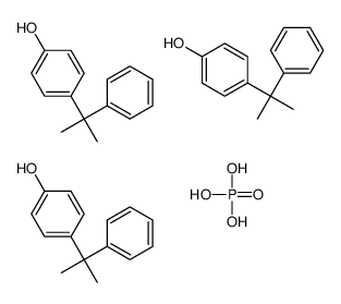 4-(2-phenylpropan-2-yl)phenol,phosphoric acid结构式