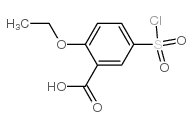5-氯磺酰基-2-乙氧基苯甲酸结构式