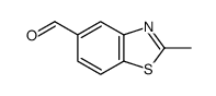 2-甲基-苯并噻唑-5-甲醛结构式