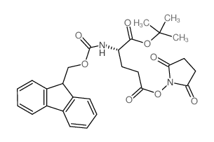 Fmoc-glu(osu)-otbu结构式